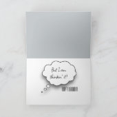 Carte Ours en bateau 92e Humour d'anniversaire (Intérieur)