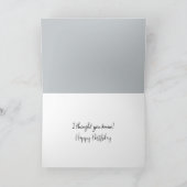 Carte Ours En Bateau Anniversaire Humour (Intérieur)