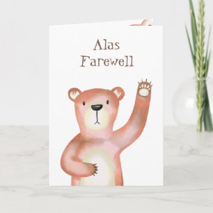 Carte Ours en peluche Brown