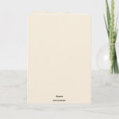 Carte Ours et fleurs d'art folklorique modifiables (Dos)