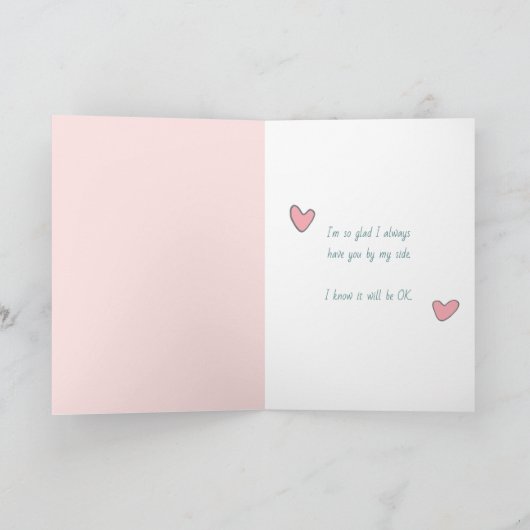 Carte Ours et Oiseaux de Whimsical Vous et moi Romantiqu (Intérieur)