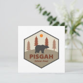 Carte Ours forestier national de Pisgah (Debout devant)