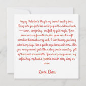 Carte Ours Livresque de la Saint-Valentin (Dos)