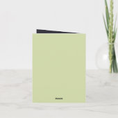 Carte ours mignonne maman et bébé panda (Dos)