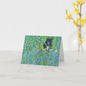 Carte Ours noir dans la baie Bush (Fleur jaune)