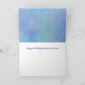 Carte Ours Noir Et Étoiles Anniversaire (Intérieur)