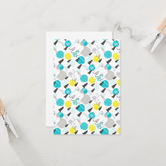 Carte Ours polaire (Devant/Arrière en situation)