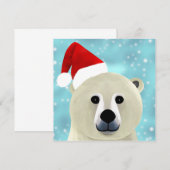 Carte Ours polaire (Devant / Derrière)