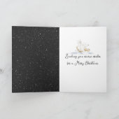 Carte Ours Polaire Aquarelle Au cacao Chaud (Intérieur)