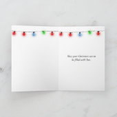 Carte Ours polaire avec pattes formant un coeur (Intérieur)