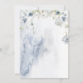 Carte Ours polaire de Noël Vert neige (Dos)