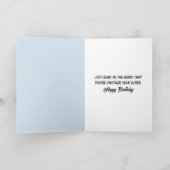 Carte Ours polaire Humour d'anniversaire (Intérieur)