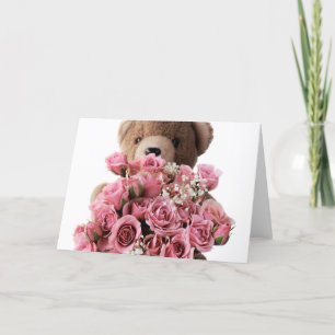 carte ours roses