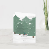 Carte Ours Snowy Spectaculaire (Dos)