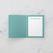 Carte Ours surfant mignon ajouter du texte  (Intérieur)