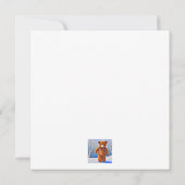 Carte Ourson dans la neige (Dos)