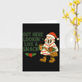 Carte Out Here Lookin' Like A Snack Debbie Cakes Christm (Fleur jaune)