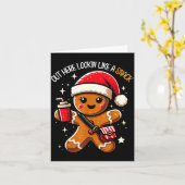 Carte Out Here Looking Like A Snack Funny Boujee Xmas Gi (Fleur jaune)