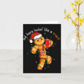 Carte Out Here Looking Like A Snack Funny Boujee Xmas Gi (Fleur jaune)