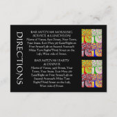 Carte 'Out Of Town Guest DIRECTIONS' (petit rec) (Dos)