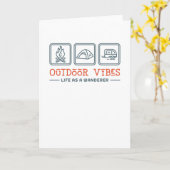 Carte Outdoor (Fleur jaune)