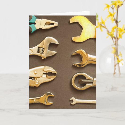 Carte Outils à main (Fleur jaune)