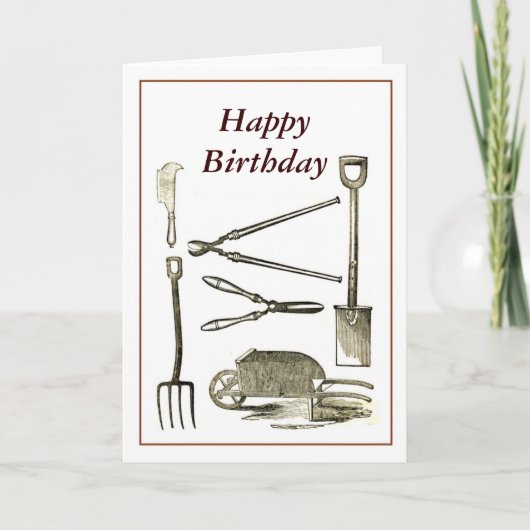 Carte Outils anciens (Devant)