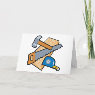 Carte Outils de charpentier