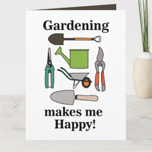 Carte Outils de jardinage Jardinage