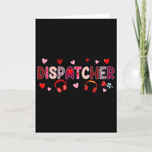 Carte Outils de répartiteur Saint-Valentin Léopard Migno (Devant)