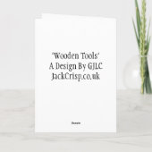 Carte Outils en bois (Dos)