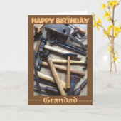 Carte Outils en bois (Fleur jaune)