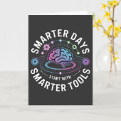 Carte Outils intelligents d'intelligence artificielle (Fleur jaune)