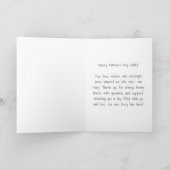 Carte Outils personnalisés de voeux pour la fête des pèr (Intérieur)