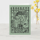 CARTE OUVERTURE ANGE GUARDIAN, CÉMETTRE, SYMPATHIE LA PL (Fleur jaune)