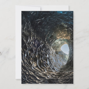 Carte Ouverture Circulaire Dans Une Grotte De Glace