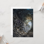 Carte Ouverture Circulaire Dans Une Grotte De Glace (Devant/Arrière en situation)