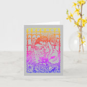 CARTE OUVERTURE DE L'ANGE DE GUARDIAN, SYMPATHIE DU MOUR (Fleur jaune)