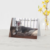 Carte "Ouvrez et dites "AHHHH" ! ! ! (Fleur jaune)