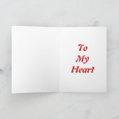 Carte Ouvrez La Porte De Mon Coeur (Intérieur)