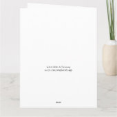 Carte Ovation debout d'ours gris GRANDE (Dos)