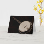 CARTE OVER THE HILL BANJO PICKER (Fleur jaune)