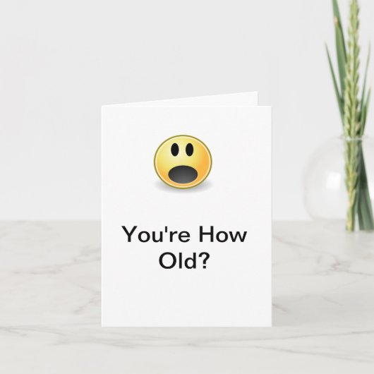 Carte Over The Hill Birthday Card (Devant)