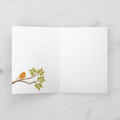 Carte "Overheard in an Orchard" (Robin et Bruant) (Intérieur)