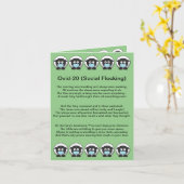 Carte Ovid-20 (Flocage Social) (Fleur jaune)