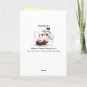 Carte Owain Glyn Dwr, le jour de St David (Dos)