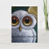 Carte OWL IMAGINAIRE BLANC (Dos)