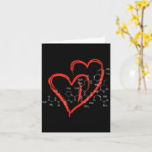 Carte Oxytocin Molecules Heart Love Valentines Day Scien (Fleur jaune)