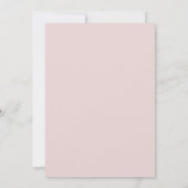 Carte Oyster Pink & Gold Modern Minimal Enregistrer la d (Dos)