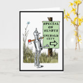 Carte Oz - Homme Tin (Fleur jaune)